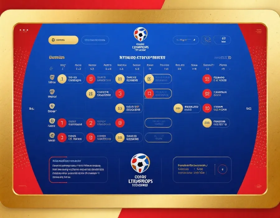 世界杯赛程表视觉展示